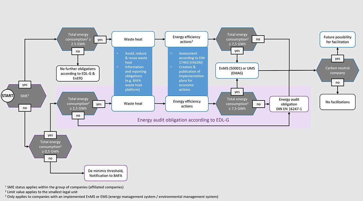 Decision tree EDL-G and EnEfG